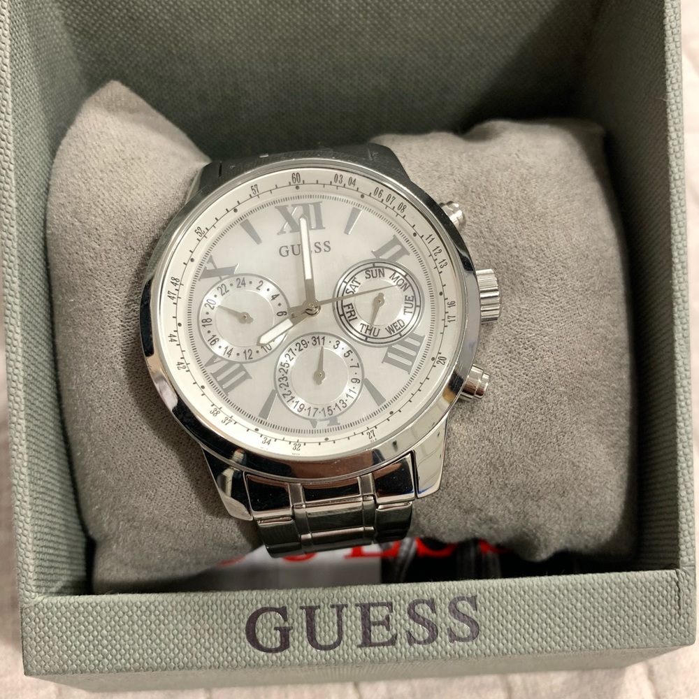 White Womens GUESS watch